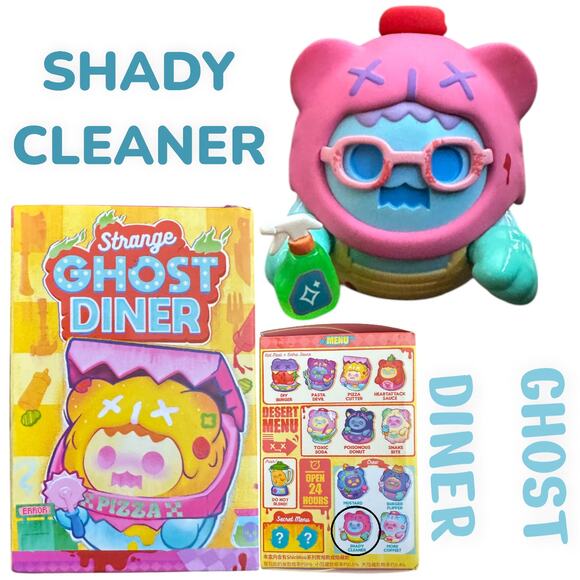 NEW ShinWoo Ghost Diner Shady Cleaner Series Figure Baby Bear Collectible OPENED - Picture 1 of 15